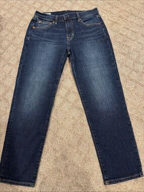 GAP Women's Dark Blue Straight Leg Jeans